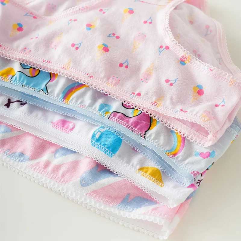 3pc/Lot Baby Girls Underwear Cotton Panties Kids Short Briefs Children Underpants Y240821