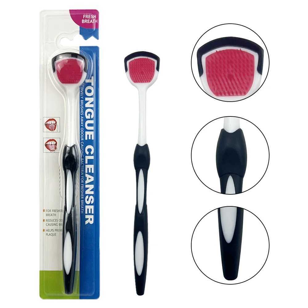 50Pcs Silicone Tongue Scraper Brush Reusable Tongue Cleaners Adult Kids Portable Tongue Cleaning Tools Fresh Breath Oral Hygiene Y240821