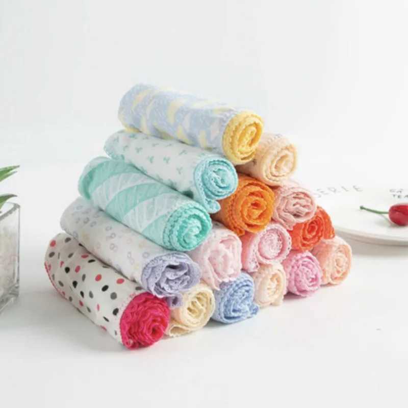 4Pcs Lot Kids Girls Short Briefs Children Underwear Cotton Underpants Baby Panties 2 4 6 8 10 12 Years Y240821