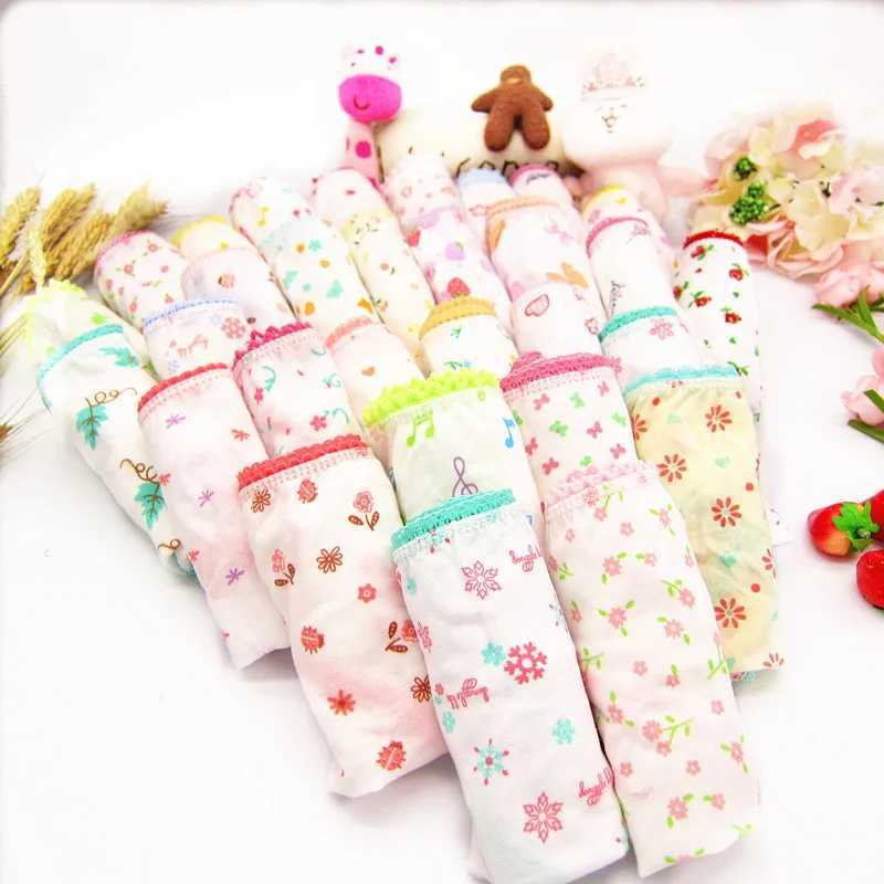 5Pcs Baby Kids Underwear Girls Cotton Panties Girls Briefs 1-12 Years Y240821