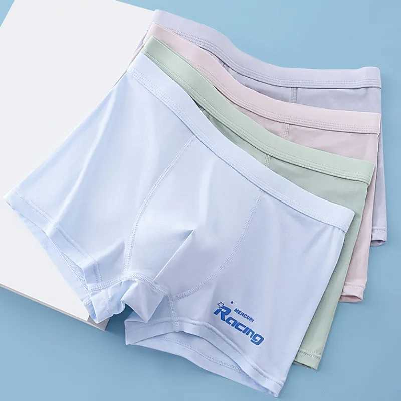 Summer Teens Cool Breathable Panties Teenager Undies Boy Modal Comfort Antibacterial Panty 7+y Young Child Thin Letter Underwear Y240821