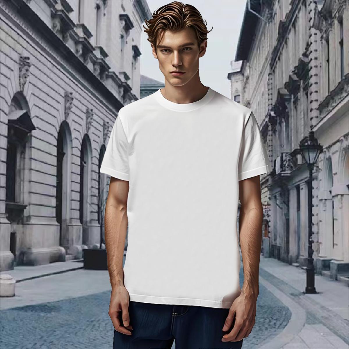 2024 Summer Tshirt for Man Woman 100% Cotton 230g Sports Casual SCARY Breathable Soft T-Shirts Comfortable Custom Printing Tshirts
