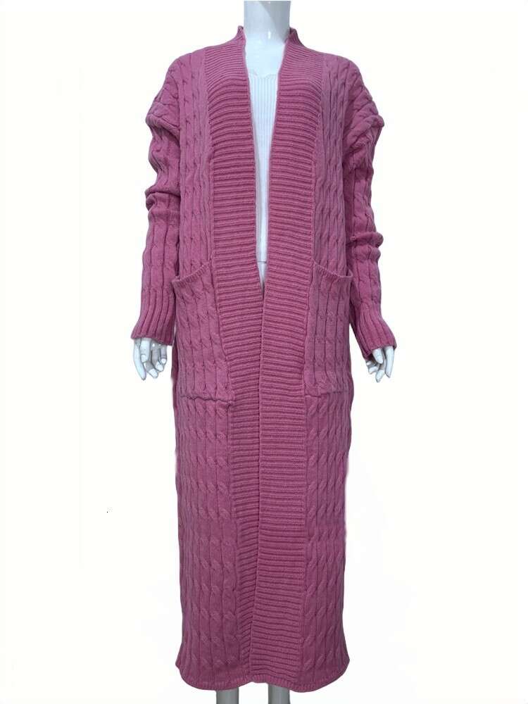 2024 Autumn/Winter New Women's Casual Long Sleeve Large Size Sweater Jacket