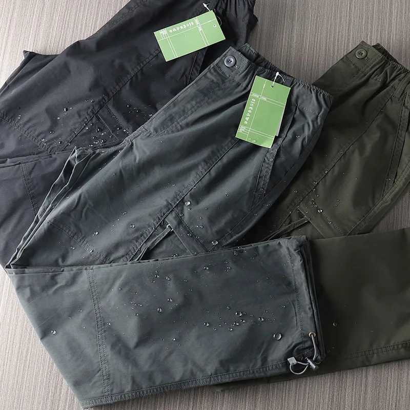 Mens cargo pants spring summer quick drying Trouser mens outdoor sports hiking camping fishing pants 4XLW240725