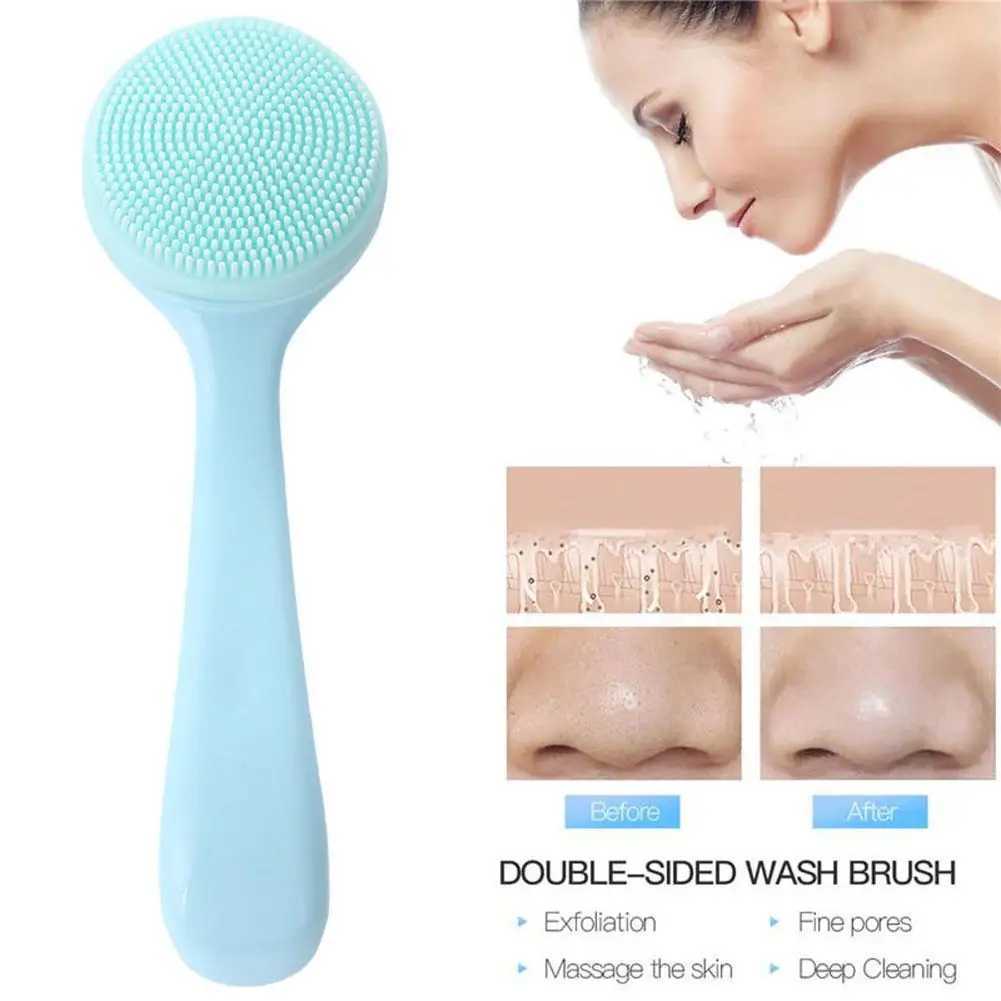 Facial Cleansing Brush Skin Care Massage For Deep Cleaning Pore Blackhead Removing Scrub Gentle Exfoliating Cleaning Tool Y2N8 Y240821
