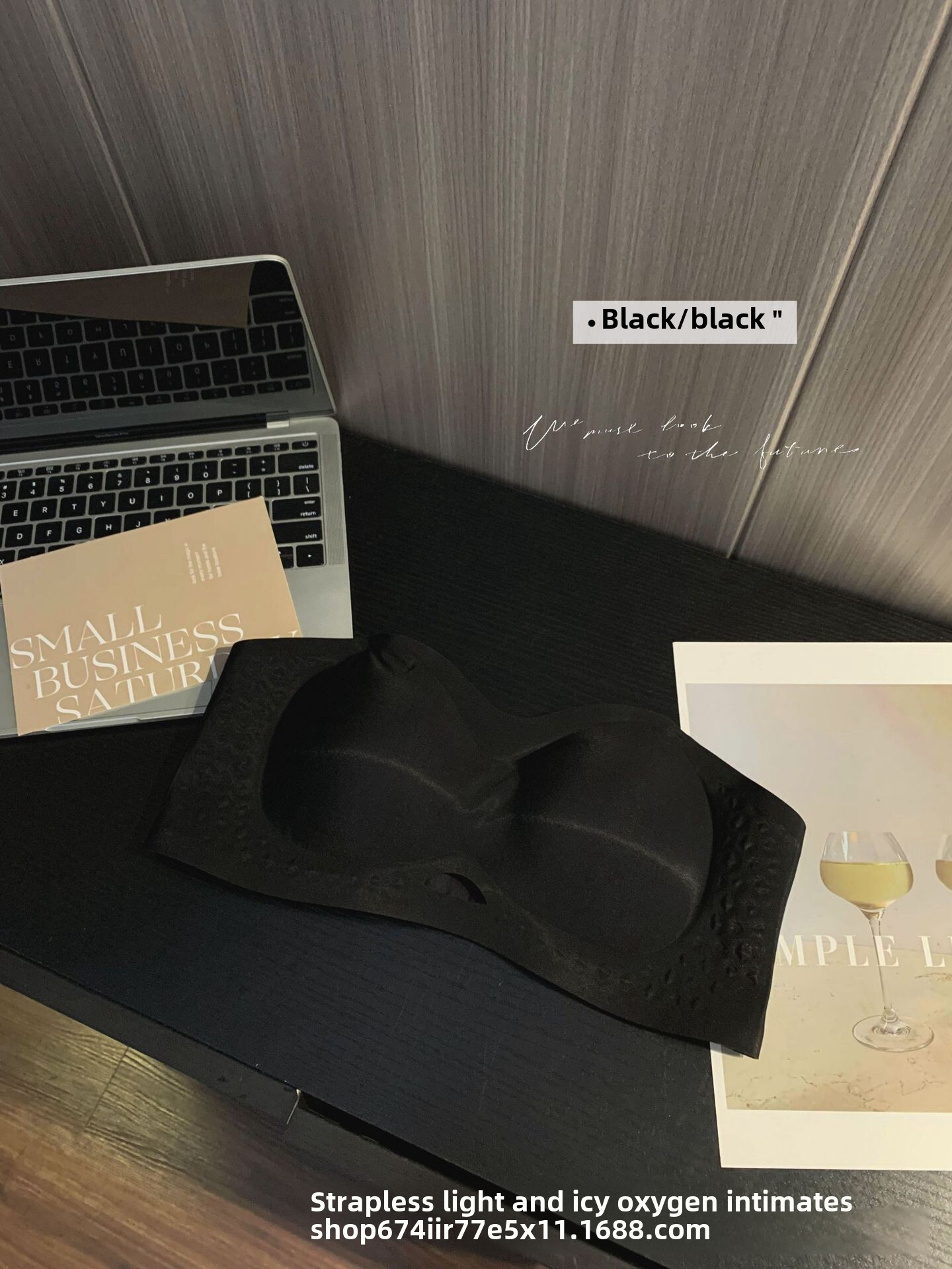 Strapless for women in summer, thin design, small chest, gathered together, slip, anti glare, no trace, invisible beauty back wrapped, strapless bra d