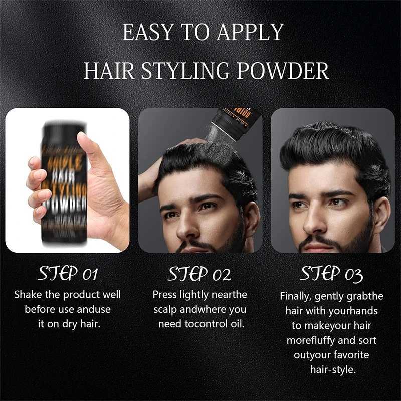 GOIPLE 30G mens fluffy spray refreshes hair style all day matte texture modeling products increase hair volume modeling powder W240820