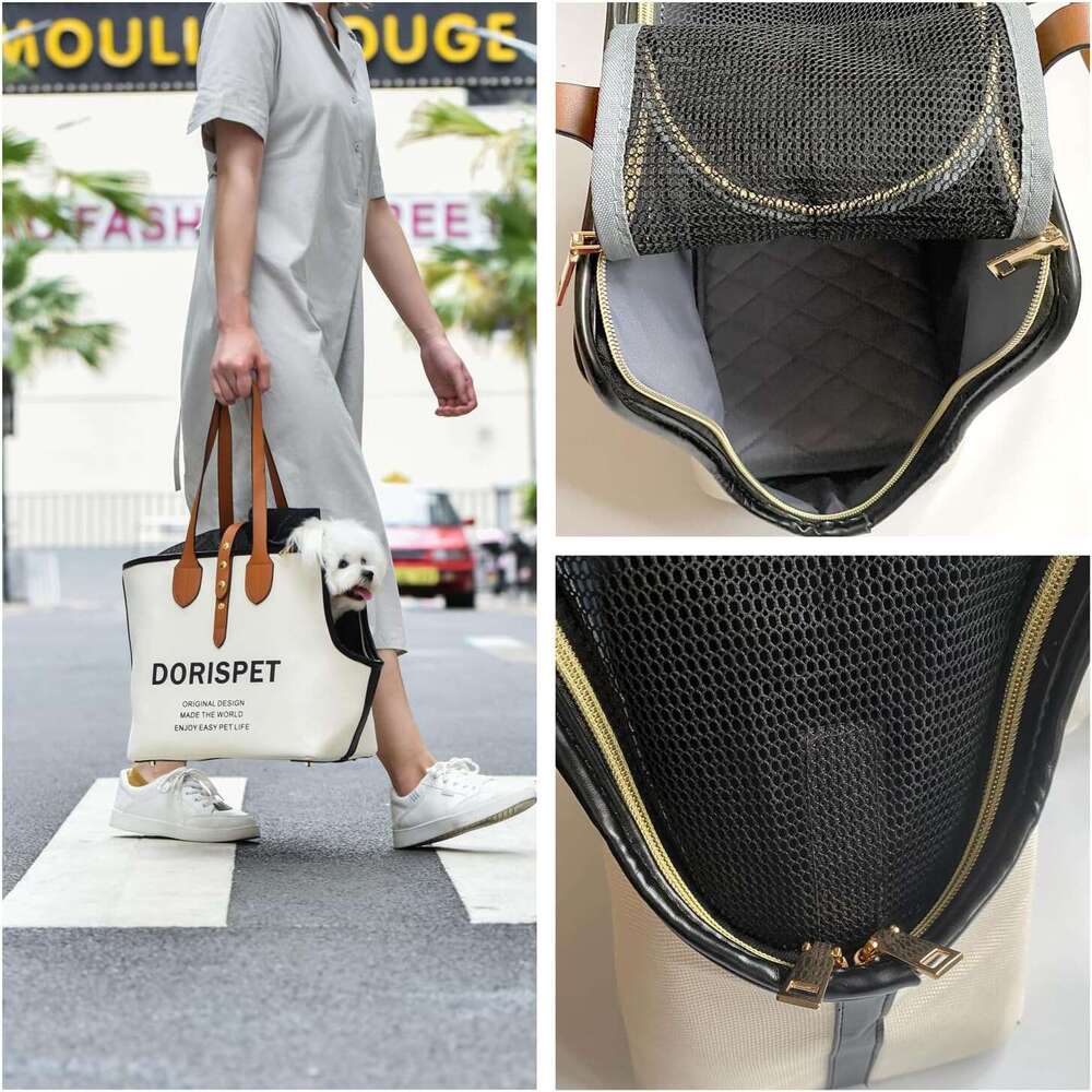 Cat Carrier Dog Carrier Pet Carrier Stylish Dog Purse Carrier Portable Pet Carrier Cat Carrier With Pockets Pet Travel Tote Bag With Pockets For Cat A