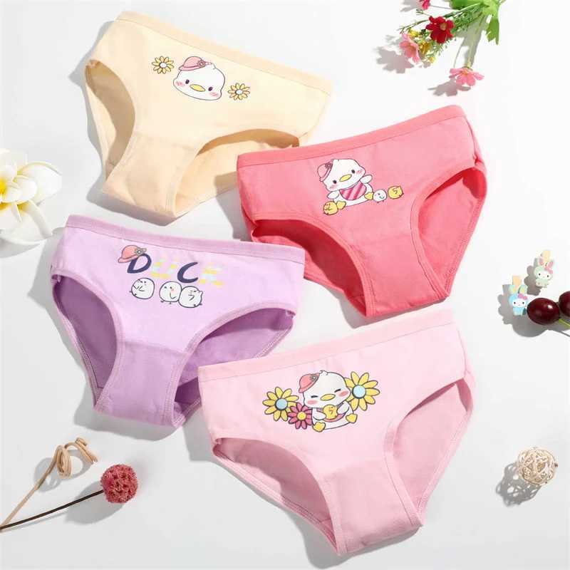 Random 1pcs Cartoon Children Underwear Kawaii Girl Rabbit Cotton Underwear Anime Kids Shorts Gifts Y240821