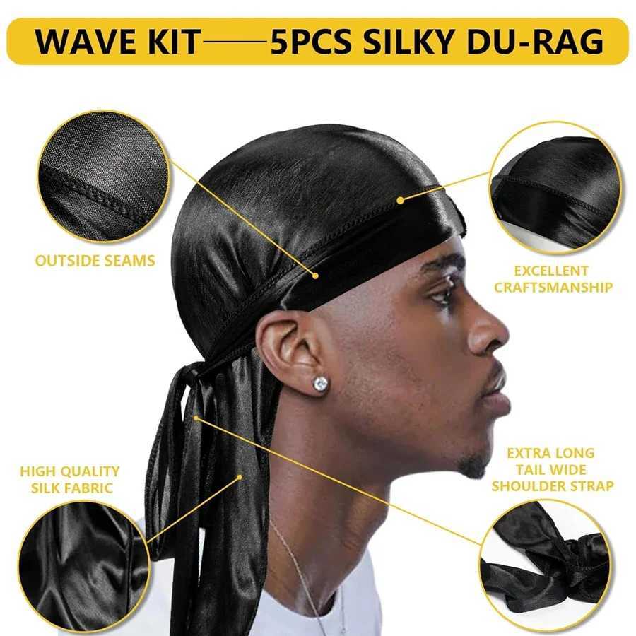360 Style Wave Control Pomade gel Powerful Keep Moving Wave Hair Cream Mens Wax Wave Clay Silk Durable Wave Hat Set W240820