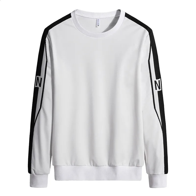 MenS Sportswear Suit Spring Autumn Jogging Sports Sets Young Male Student Fashion Tracksuit Sweatshirt Pants Plus Size 7XL 240821