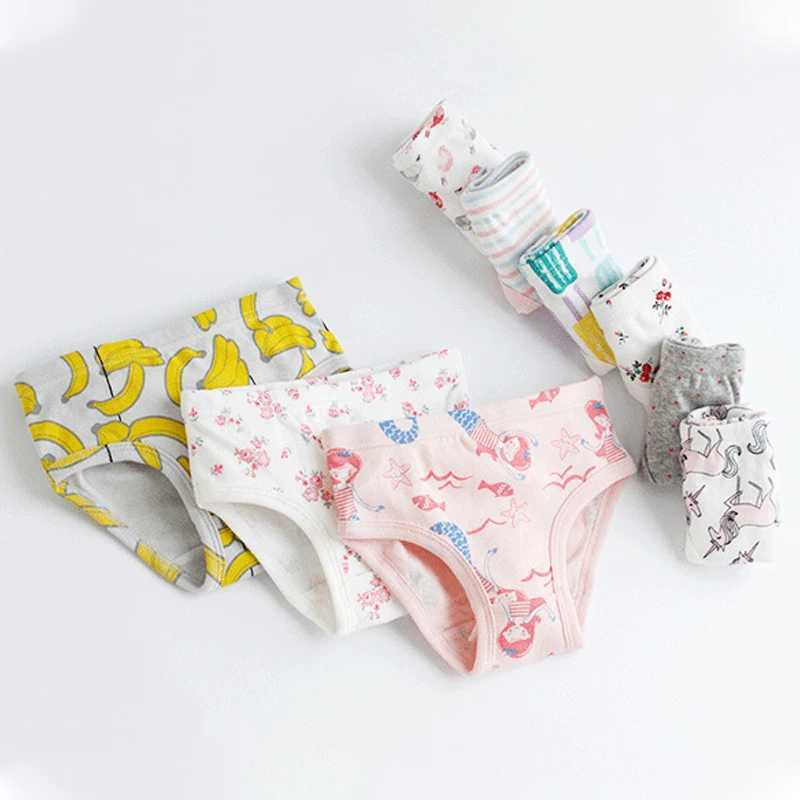 SheeCute 3 Pcs/Lot Girls Toddler Kids Underwear 100% Cotton Soft Panties Baby Briefs Y240821