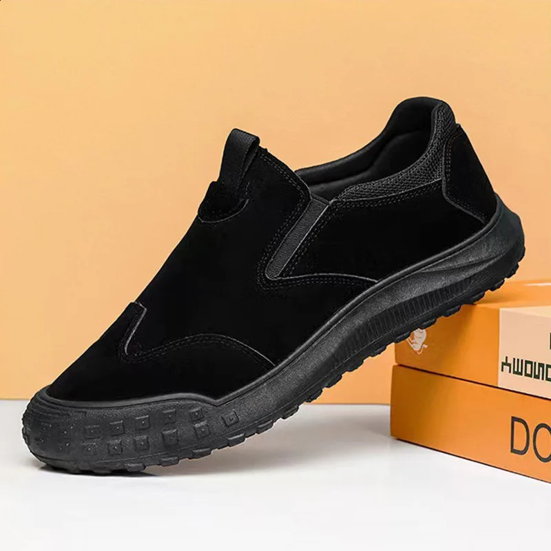 Fashionable mens sports shoes durable outdoor walking shoes casual sliding hiking shoes spring and autumn anti slip soft mens shoes 240821