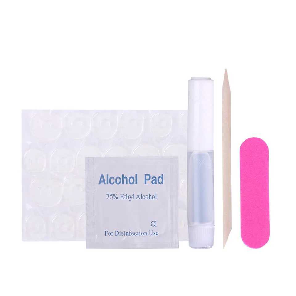 24Pcs/Box Sweet Short Round/Point Head False Nail Art Full Cover Detachable Artificial Fake Nails Ballerina Press on Nails TipsXJ241025