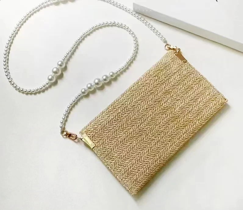 3 Summer Straw Small Handbag Wallet Fashion Womens Makeup Bag 240820 4