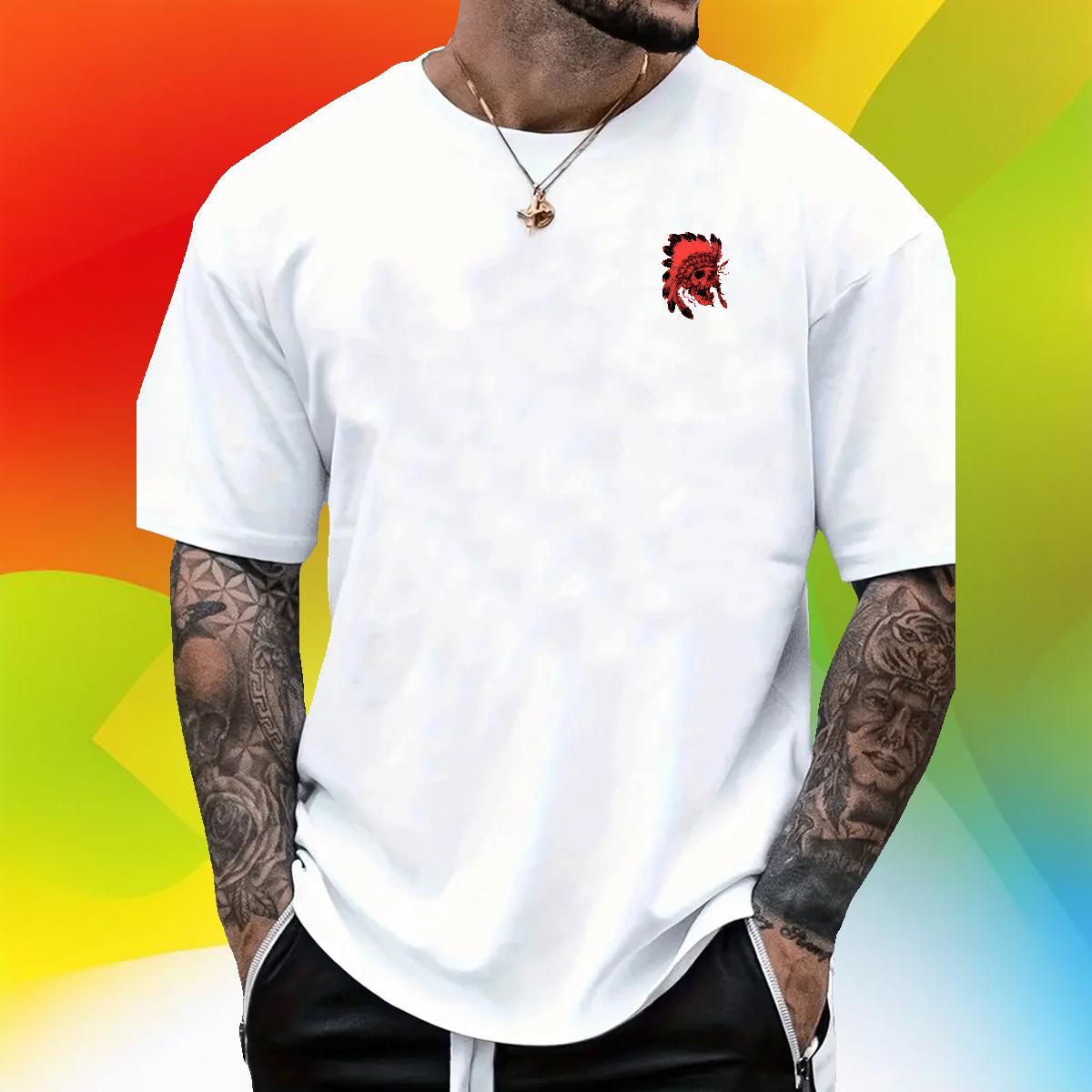 New Designer Men Tshirts 230g 100% Cotton Casual Beach religion Breathable Crew Neck T Shirts Men Loose Custom Anime Tops Tees