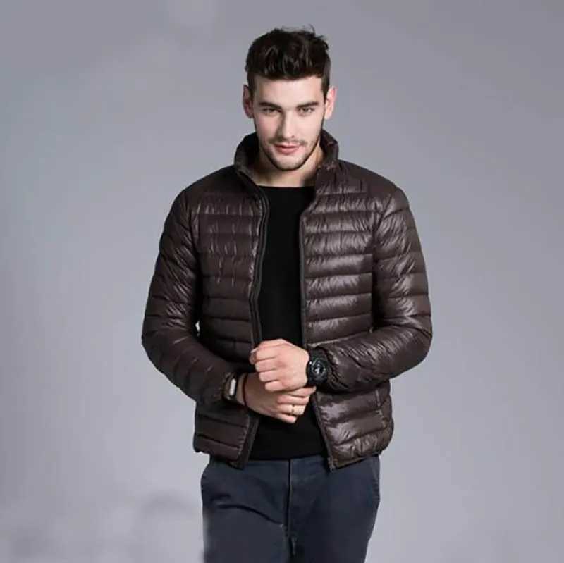 Puffer jacket Winter casual Jacket Mens outwear Coat Lightweight parka stand collar mens winter jackets and coats Plus Size S-3XL M240821