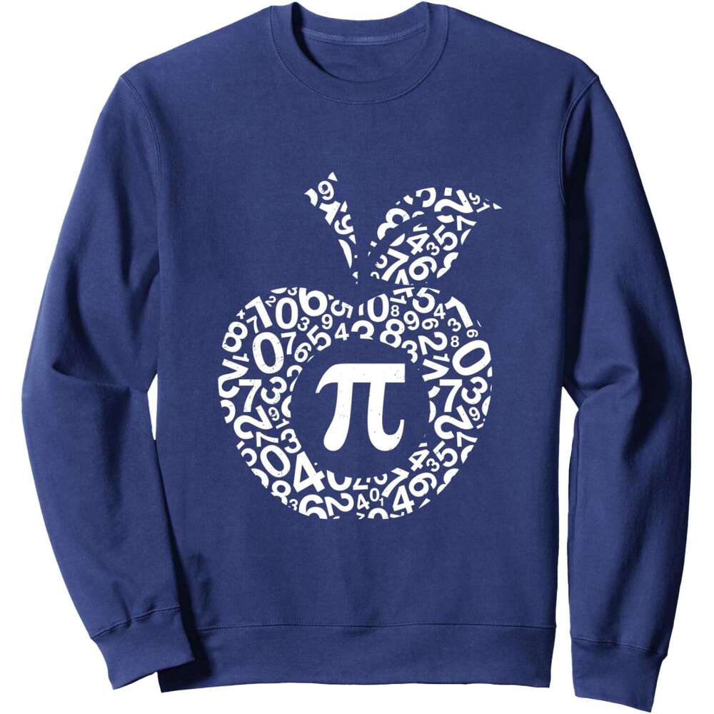 Long Sleeve Shirts for Men sweatshirt Apple Algebra Sign Math Funny Pi Day Gift Sweatshirt T shirt Tee Streetwear Casual tops clothes