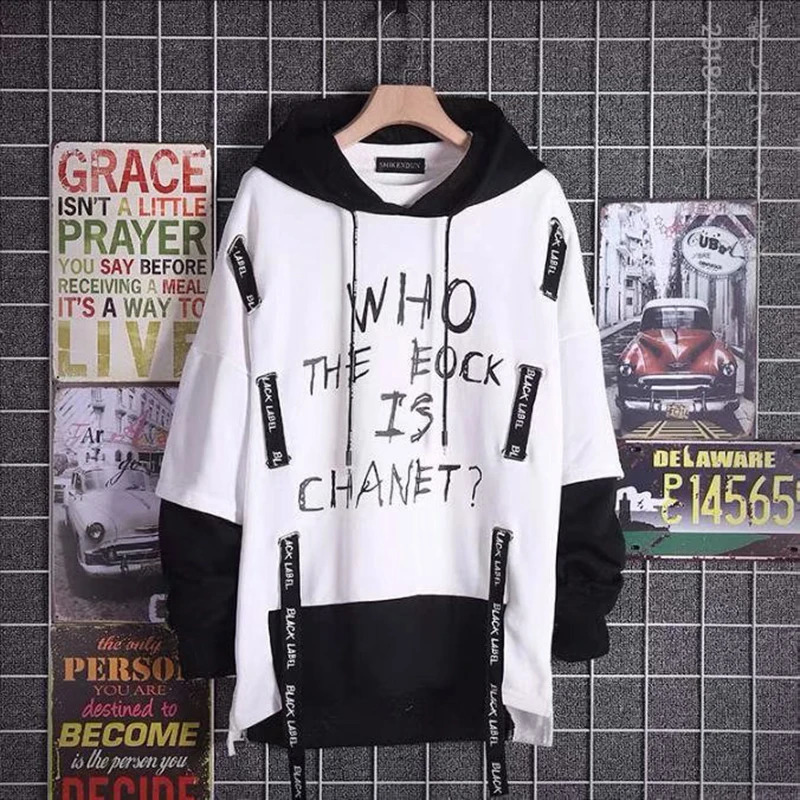 Spring Autumn Fashion Mens Sets Hip Hop Hooded Sweatshirt MenCasual Jogger Elastic Waist Trousers Men Clothing Tracksuit Sets 240821