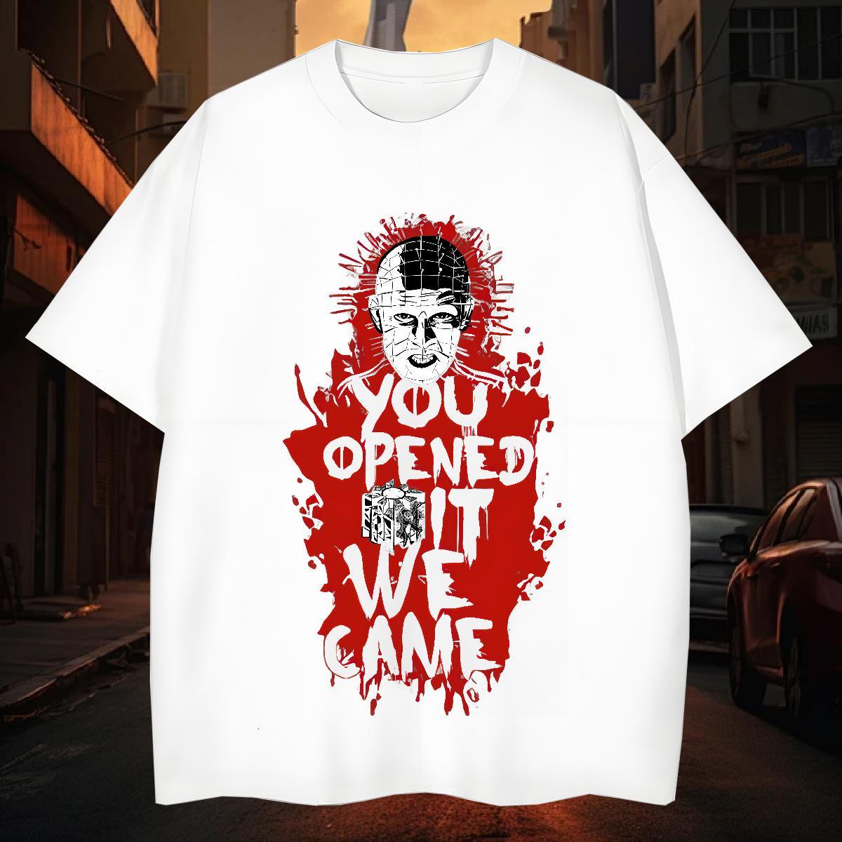 Classic Casual Tshirt for Man Woman 230g Cotton Hip Hop skull Short Sleeve Soft T-Shirts for Men TOP Quality Custom Printing Clothes