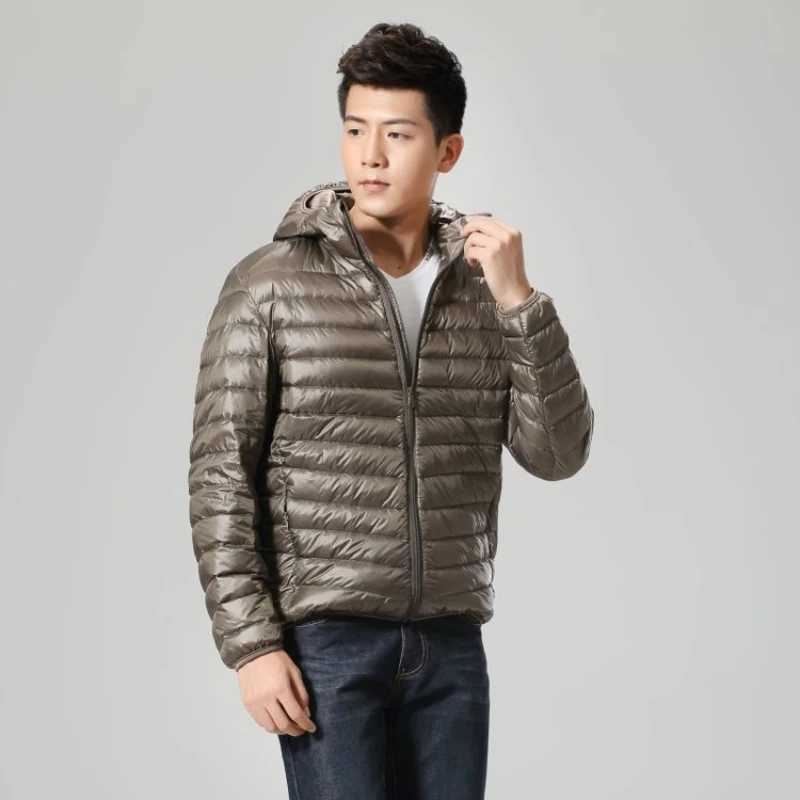 Puffer jacket Mens All-Season Ultra Lightweight Packable Down Jacket Water and Wind-Resistant Breathable Coat Men Hoodies Jackets M240821