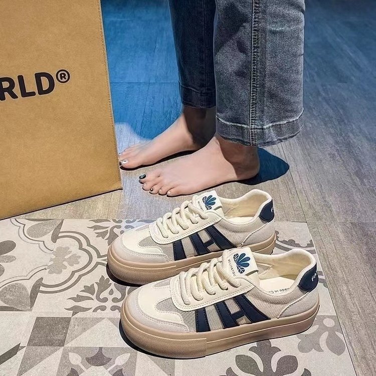 Ddmysports Forrest Gump Women S Casual Sports German Training Little White Summer New Board Shoes Breathable And Versatile Single OUTDOOR