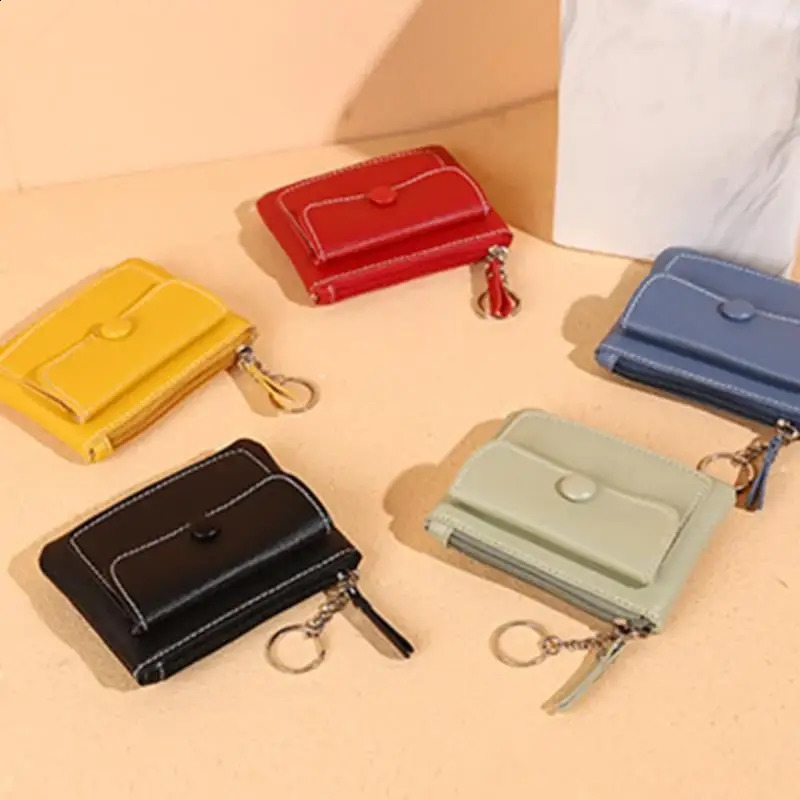 Envelope Women Card Holders Business ID Credit Case Holder Female Soft Leather Mini Wallet Coin Cash Purse Ladies 240821