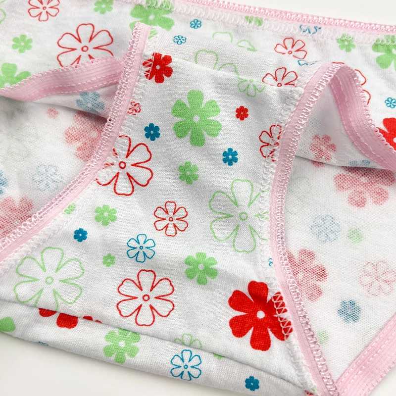 6Pc/Lot Cotton Panties Girls Kids Short Briefs Child Underwear Child Cartoon Shorts Underpants Children Girl Panties Cute Summer Y240821