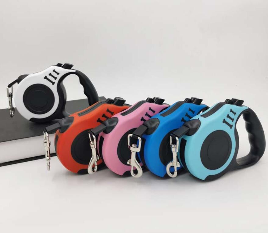 UPS Dog Collars Leashes factory nylon automatic retractable cat leash dog walking chain Pet Supplies Factory