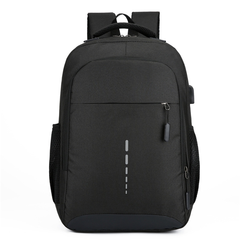 Classic Men Backpack USB Charging Casual Travel Large Capacity Laptop School Bag y240820
