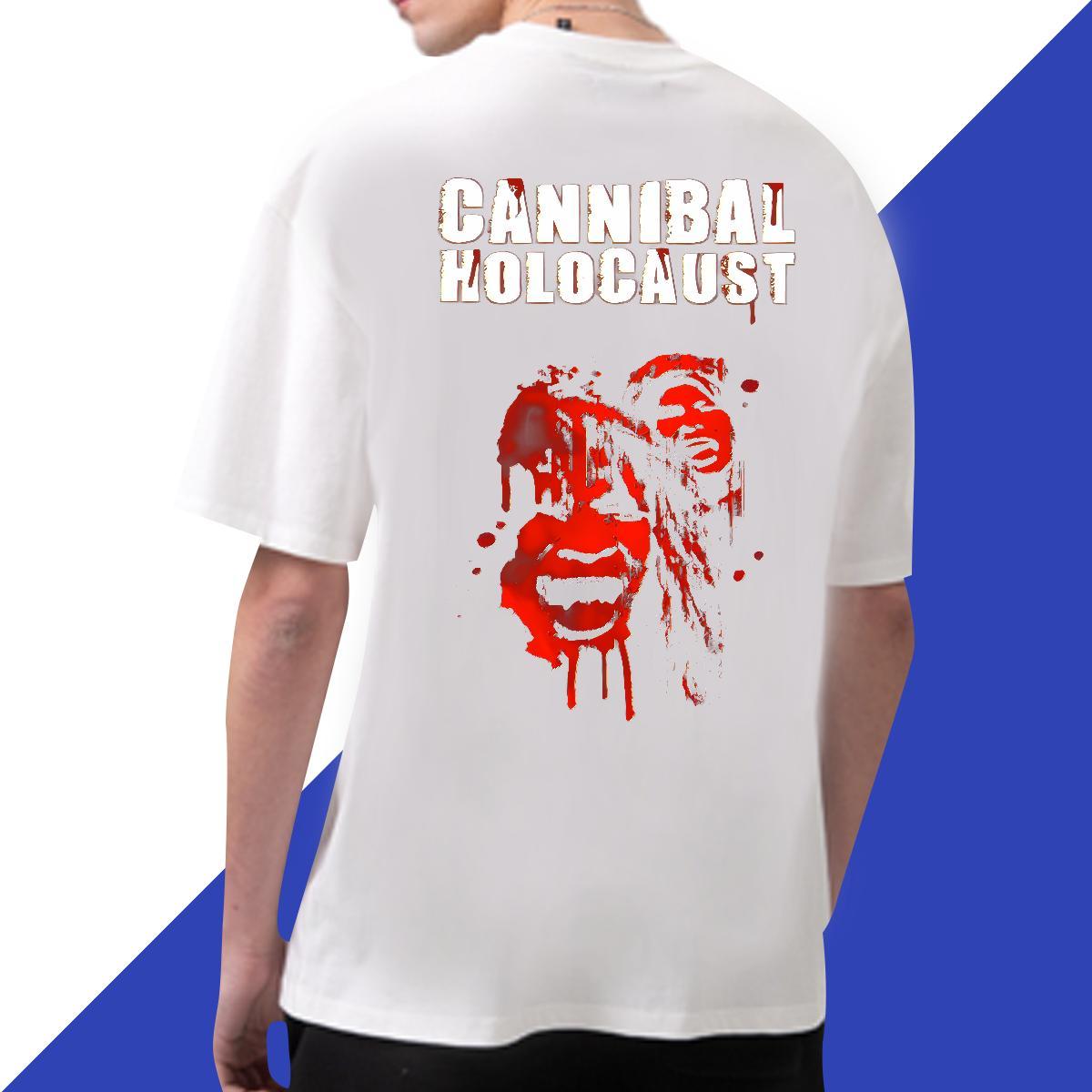 Stylist Couples T Shirts 100% Cotton 230g Sport scary Pure Cotton T Shirts Men Cool Design Black White Tee Shirt