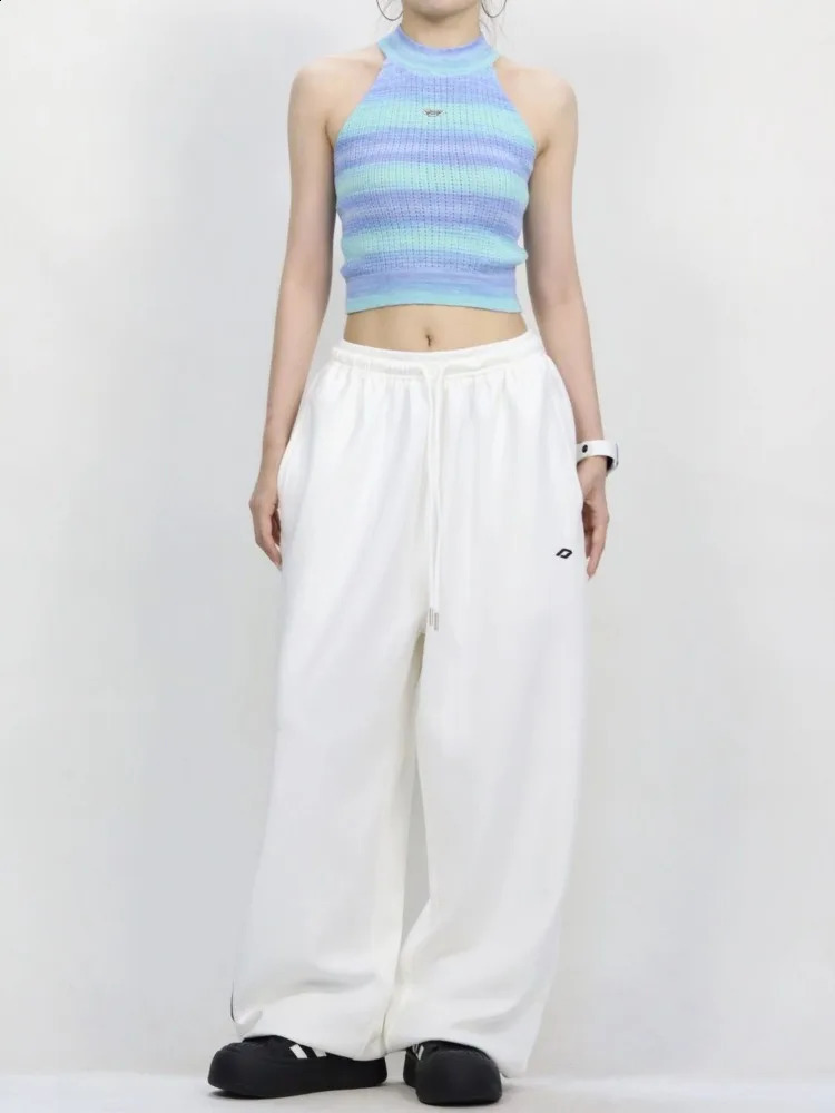 HOUZHOU Y2k Vintage Baggy Womans Sweatpants Oversized Korean Fashion Harajuku Streetwear Pants Japnese Style Hip Hop Trousers 240820