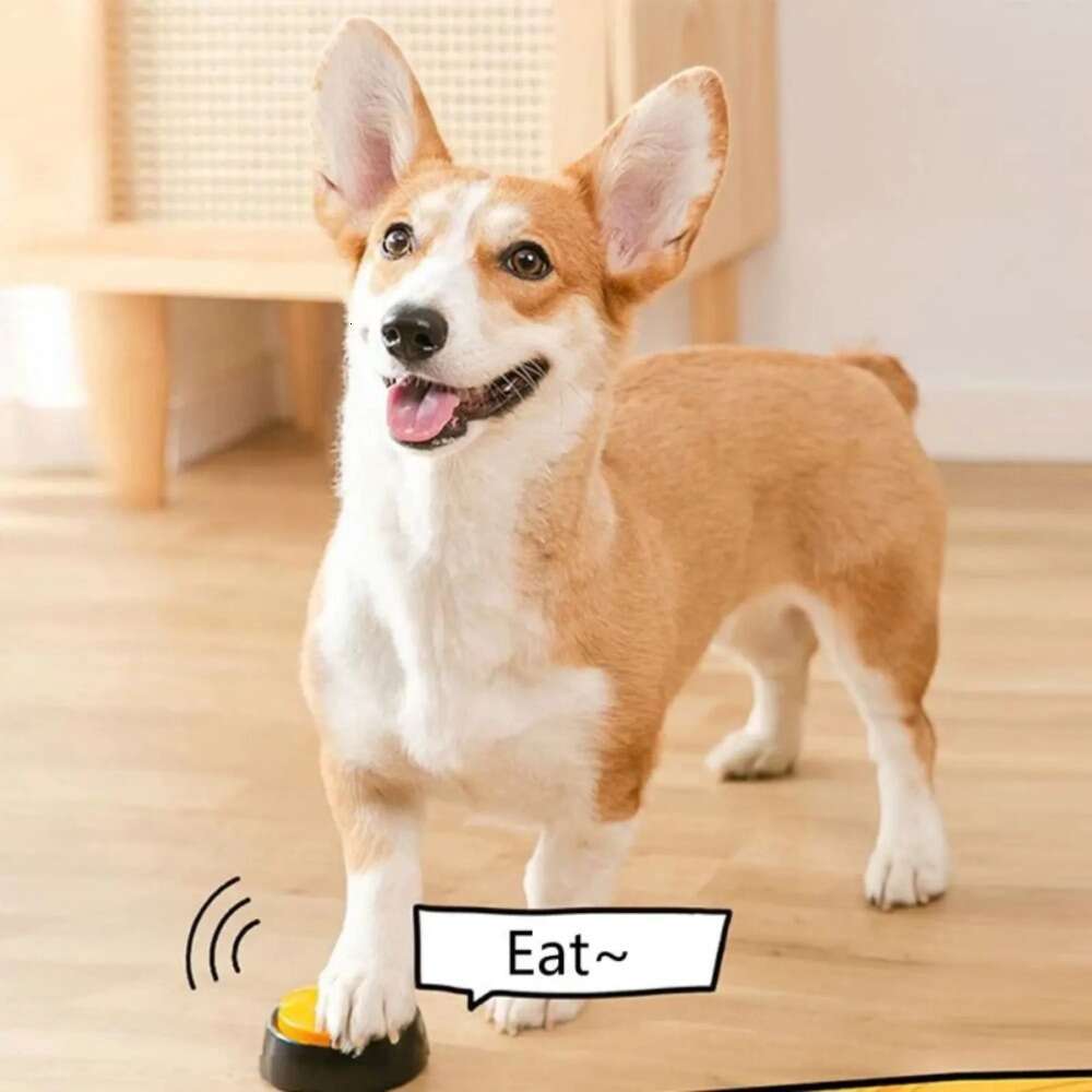 8PCS Dog Communication Buttons Voice Recording Button Pet Training Buzzer 30 Second Record Playback Funny Gift for Talking