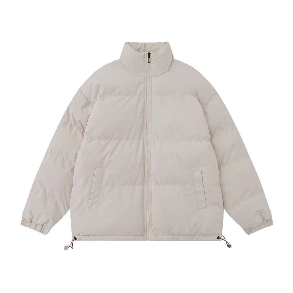 Puffer jacket KAPMENTS Men Harajuku Solid Warm Puffer Jacket Parka Mens Japanese Streetwear Winter Jacket Male Korean Fashion Bubble Coat M240821