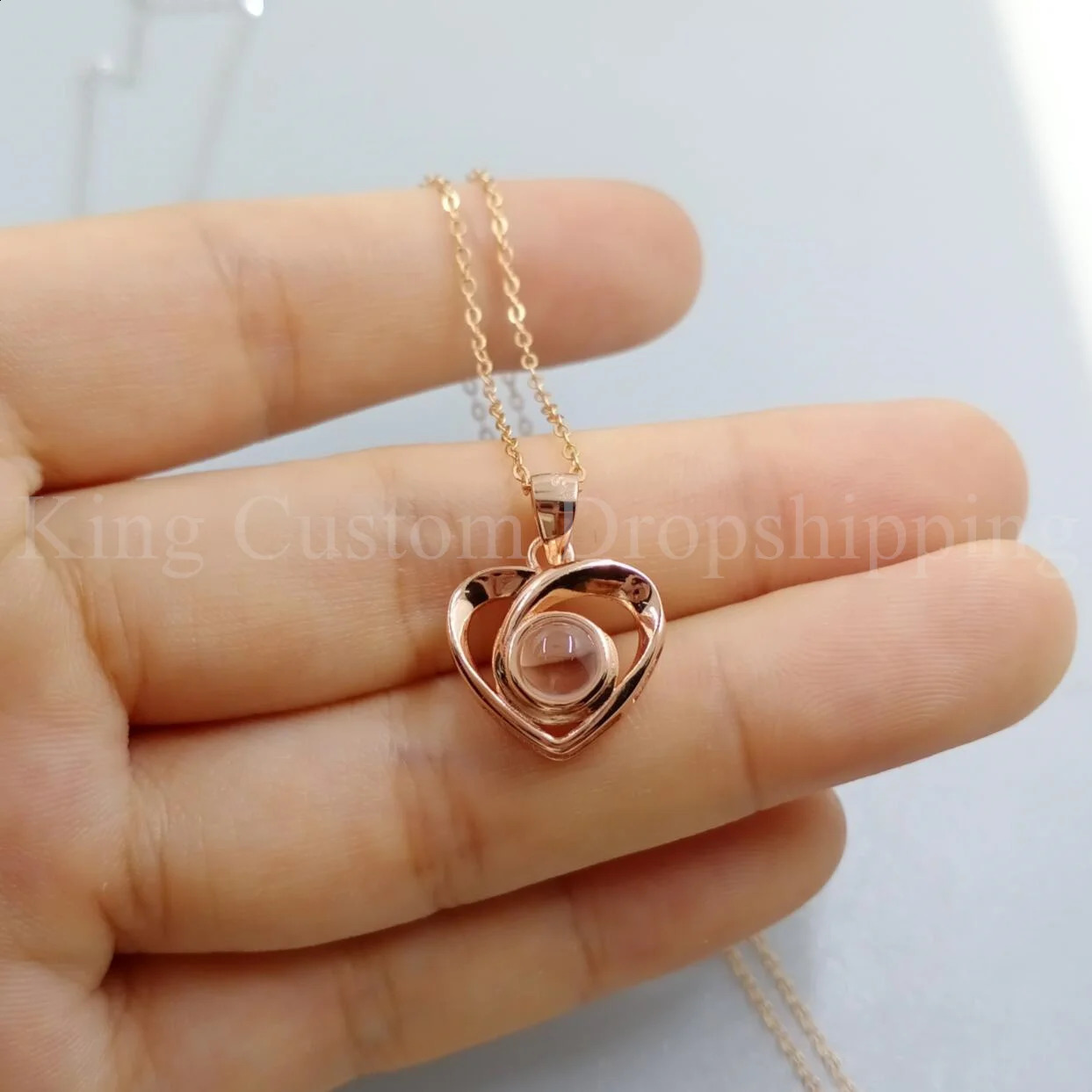 Customized Cross Heart Necklace for Mothers Day and Christmas Gifts Personalized Po Memory Collection 240808