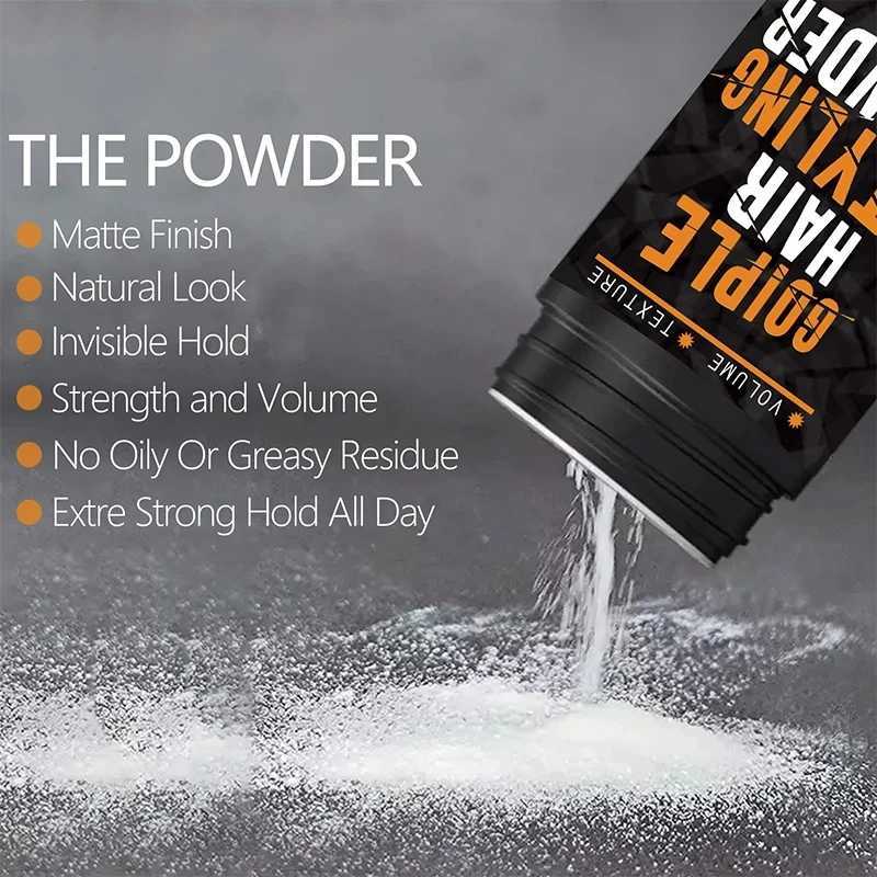 GOIPLE 30G mens fluffy spray refreshes hair style all day matte texture modeling products increase hair volume modeling powder W240820