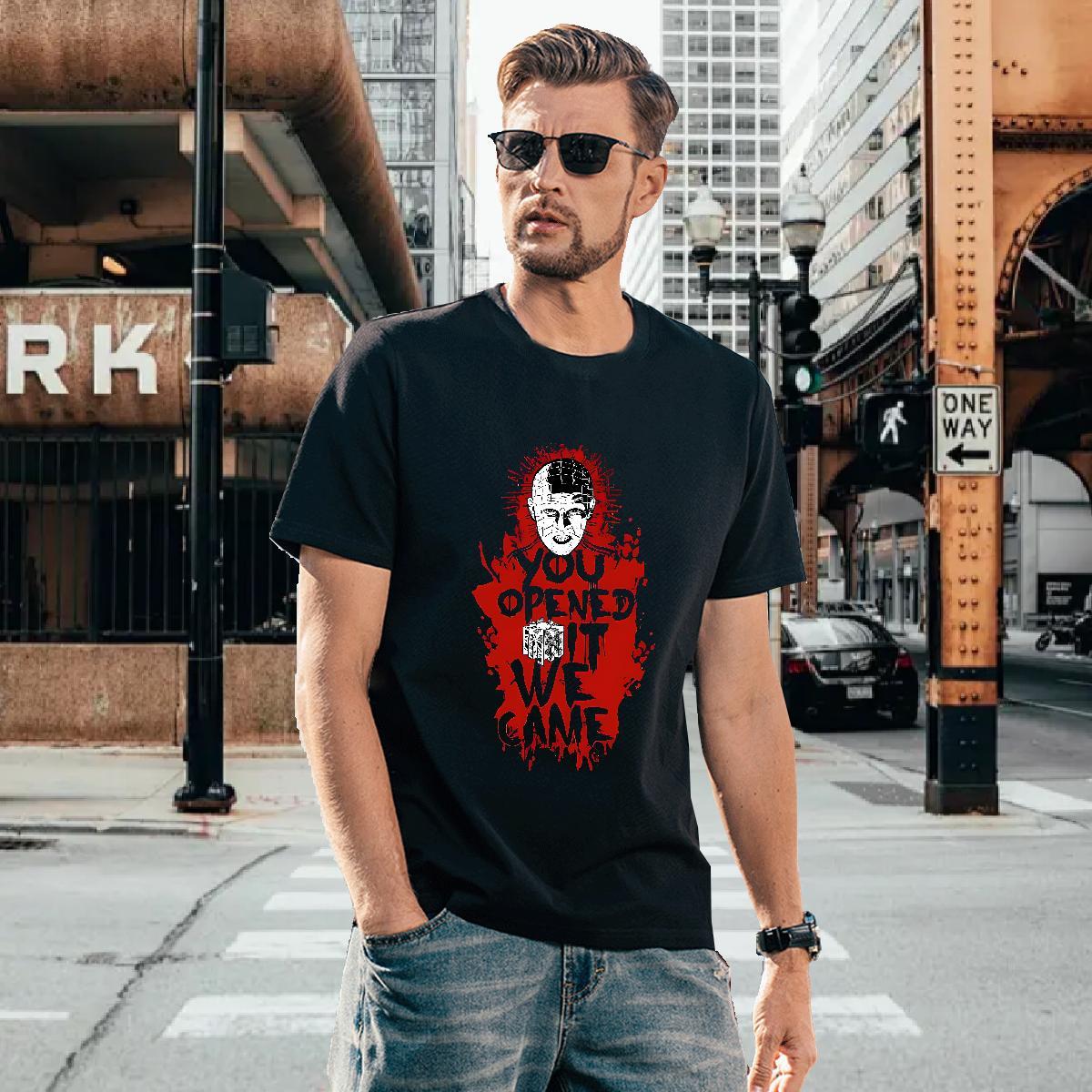 Designer Tshirts 100% Cotton 230g Anime Printing Street skull O Neck Short Sleeves Man T Shirts Wholesale Custom Cartoon Tee Shirt