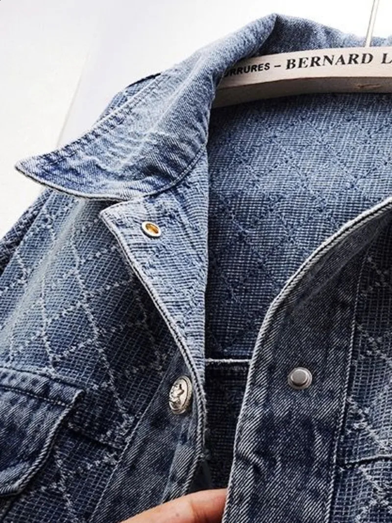 Spring Autumn Women Denim Jacket Long Sleeve Outerwear Female Short Loose Jeans Jackets Tops Clothings Fall Retro Mot Fashion 240820