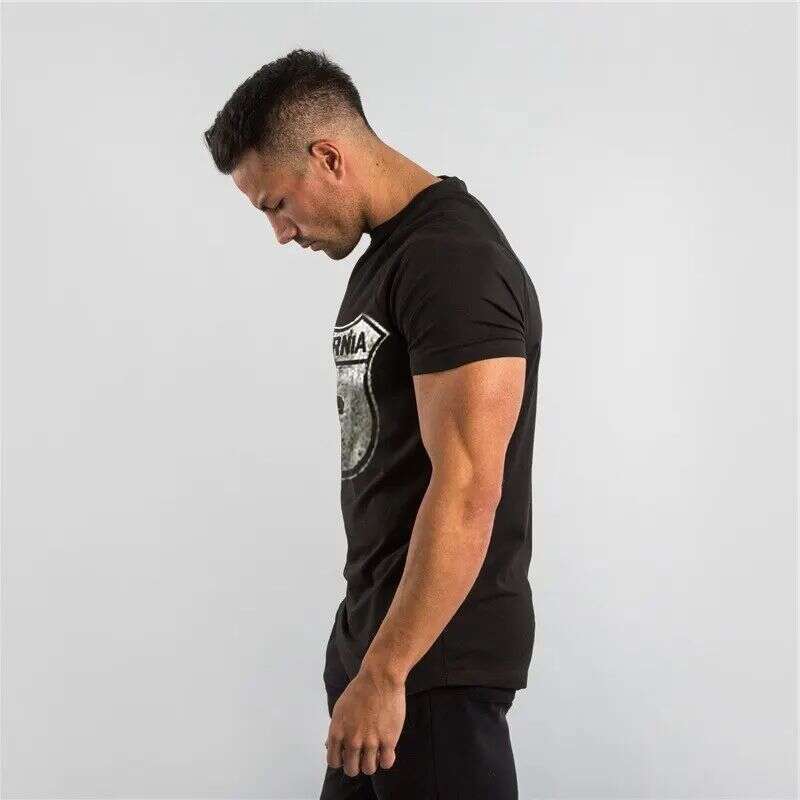 New 2024 men's retro T-shirt 3D printed American plus-size hip-hop personality 66 designed short-sleeved everyday casual clothin