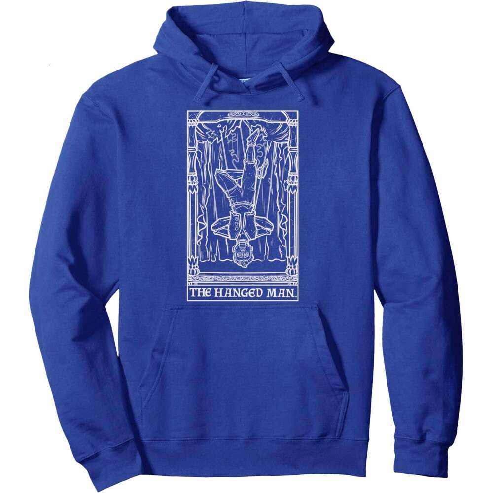 Hoodie for Mens Womens The Hanged Man Tarot Card Halloween Goth Horror Puppet Pullover Hoodie Graphic Hoodies Sweatshirt Pullover Long Sleeve 2025