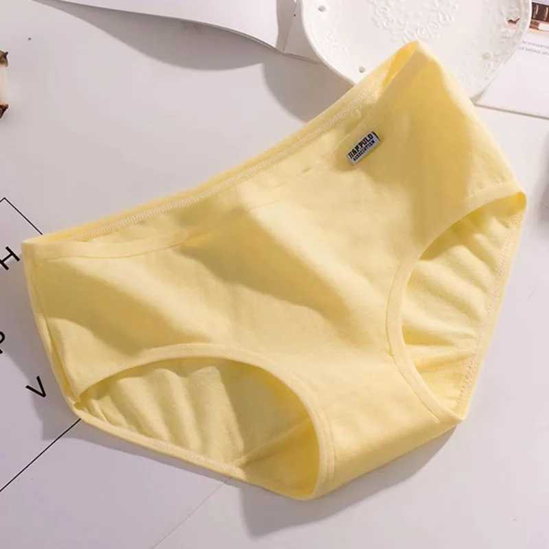4Pcs/Lot Teenage Panties 10-14Years Underwear Children Cotton Kids Girls Solid Color Sport Colorful Y240821