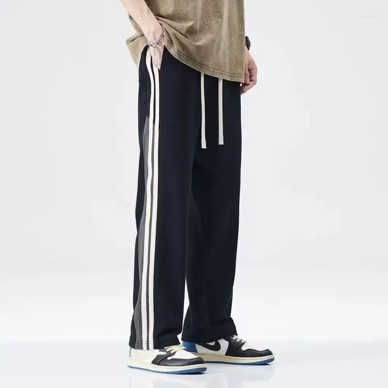 Men's Pants Spring Autumn Straight-leg Casual American Style Trendy Brand Ins High Street Sports Versatile
