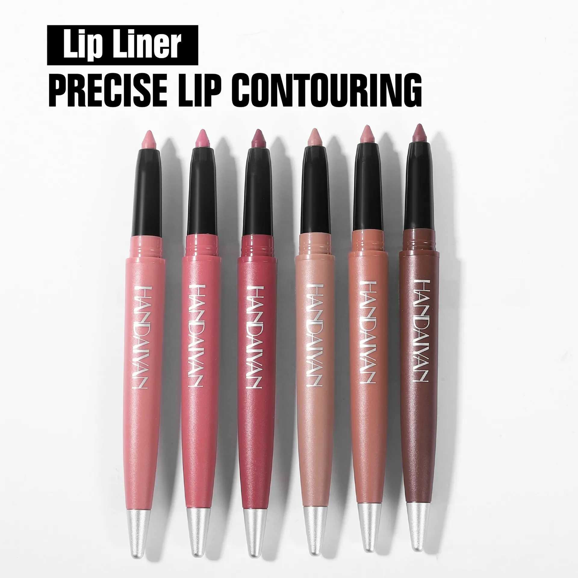 Matte Brown Lip Liner Crayon Contouring High Pigmented Lip Liner Pencil Long-lasting Waterproof Lip Shape Stick Makeup ToolXJ241209