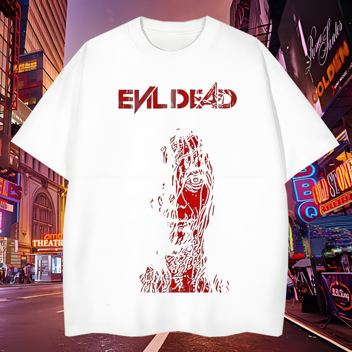 2024 Designer Men Tops Tees 230g Pure Cotton Spring Summer scary Breathable Crew Neck T-Shirts TOP Quality DIY Logo Oversized Tshirts