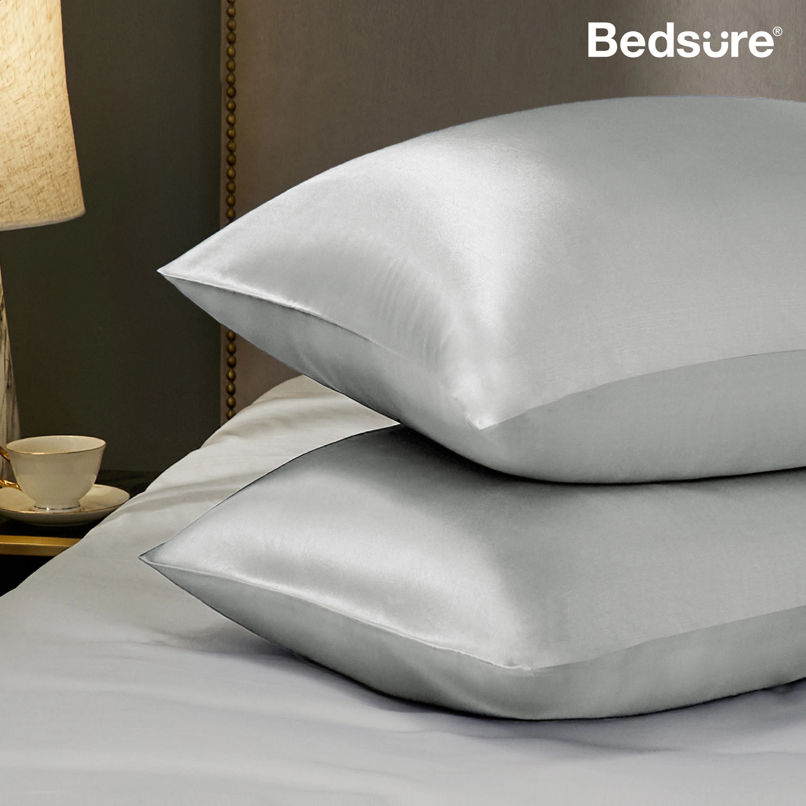 Bedsure Satin Pillowcase for Hair and Skin Silky with Envelope Clre Similar to Silk Pillow Cases 240820