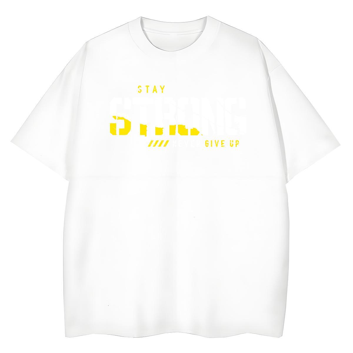 Comfortable Women Tshirts 230g Pure Cotton letter Hip Hop Street Women T Shirts Round Neck Short Sleeve Cartoon Print Polos