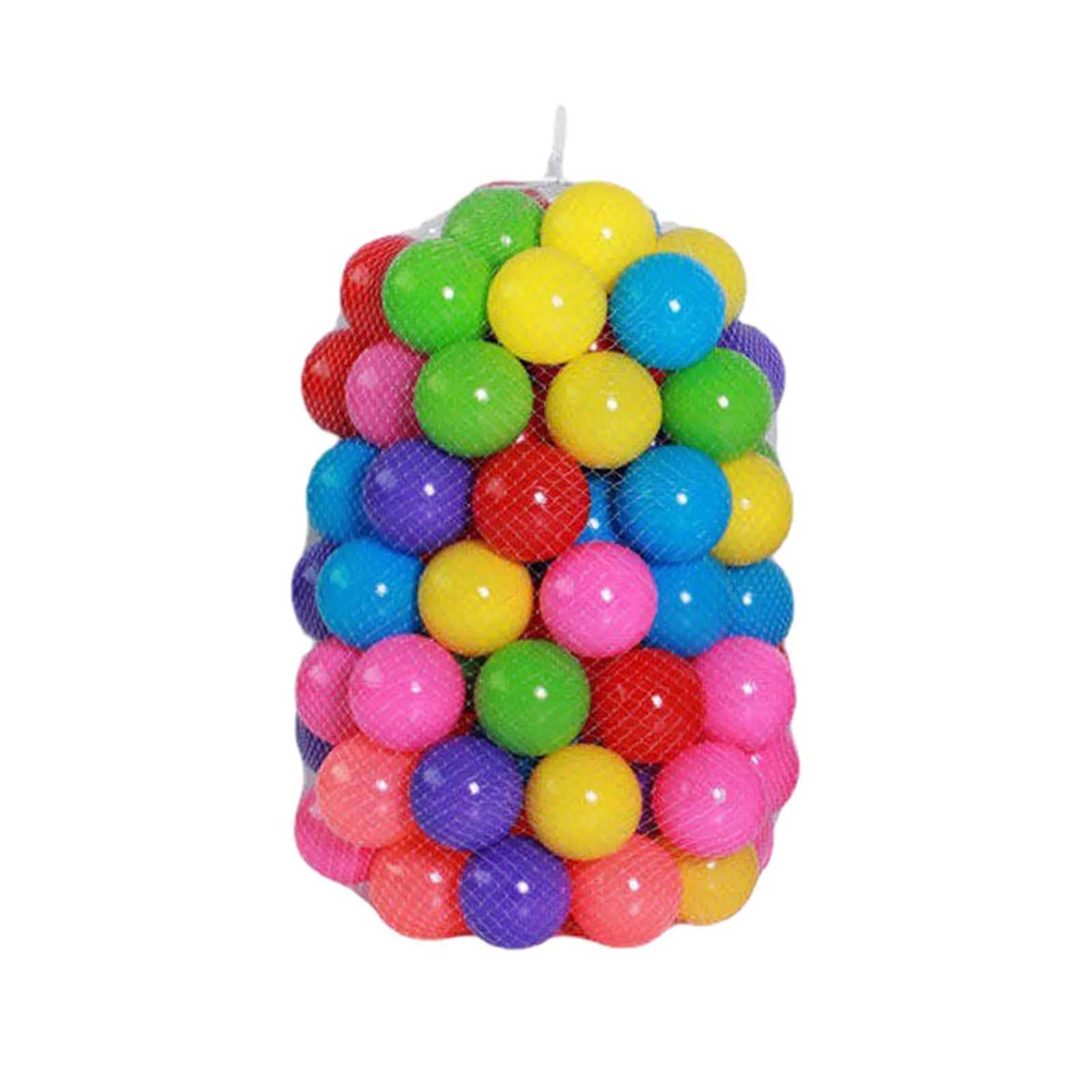 50/100Pcs Eco-Friendly Colorful Ball Pit Soft Plastic Ocean Balls Water Pool Ocean Wave Ball Outdoor Toys For Children Kids BabyY240821