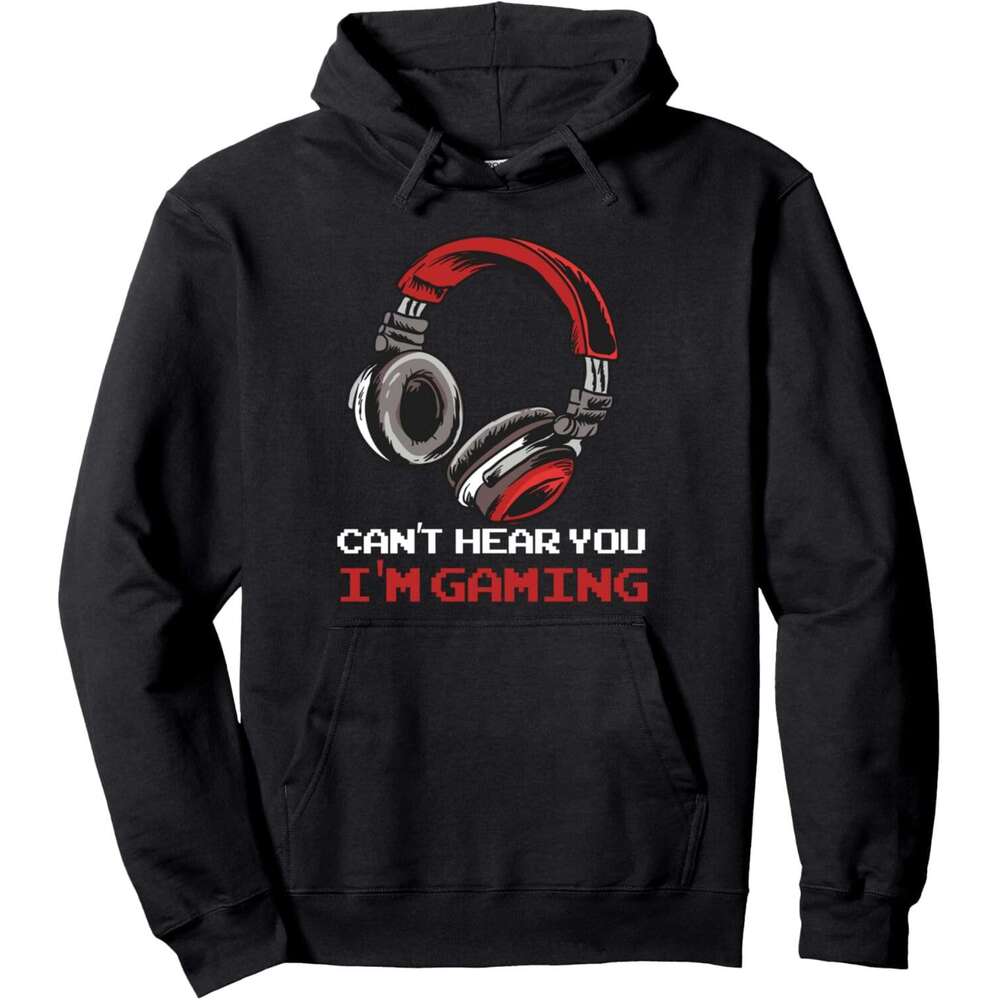 Hoodie for Mens Womens Hear You Gaming Gamer Assertion Gift Idea Pullover Hoodie Graphic Hoodies Sweatshirt Pullover Long Sleeve