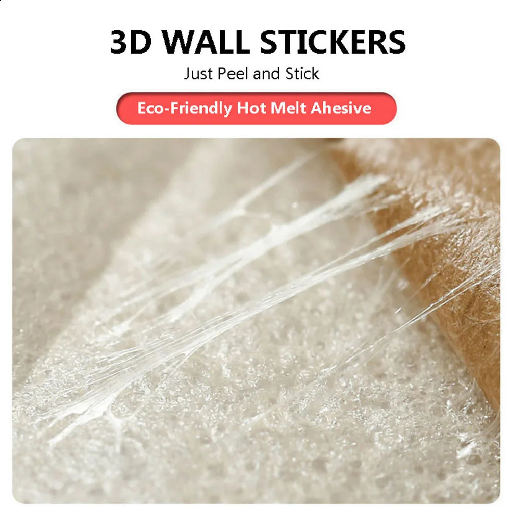 15pcs/20pcs/40pcs DIY 3D Simple Brick Pattern Wall StickersThickened Sound-proofWaterproofMoisture-proof 240821