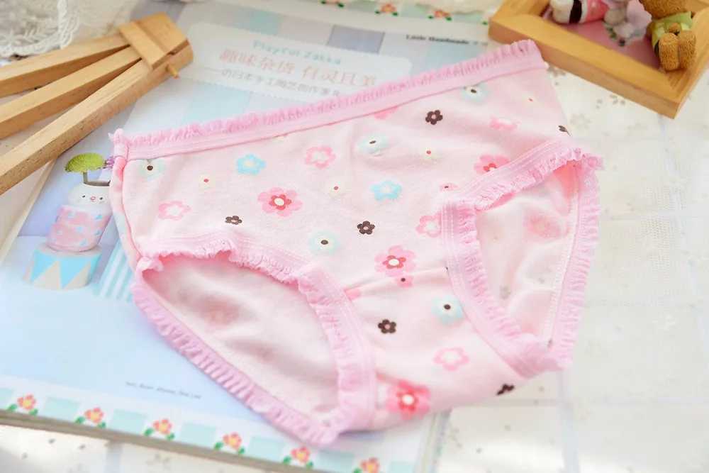 Wholesale(10pcs/lot) Cartoon Design Underwear For Children Kid 100% Cotton Girls Shorts Underpants Knickers 2 4 6 8 10 Years Y240821